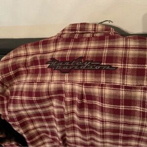 Harley-Davidson Red Plaid Shirt